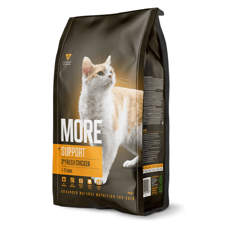 MORE Support Chicken Adult Cat Dry Food