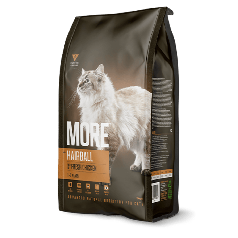 MORE Hairball Chicken Adult Cat Dry Food