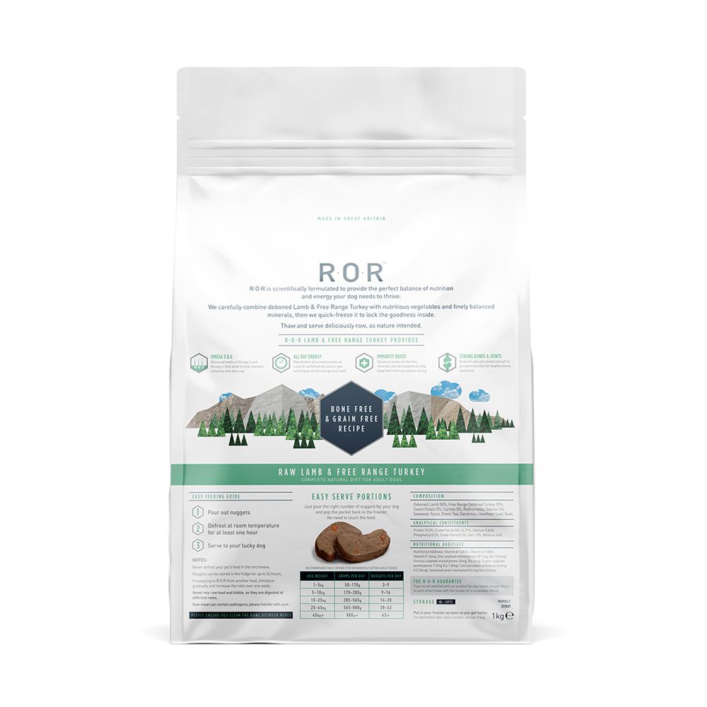 ROR Lamb & Turkey 1kg