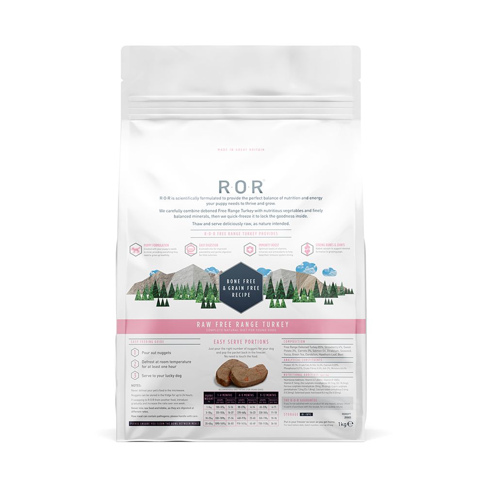 ROR Puppy Turkey 1kg