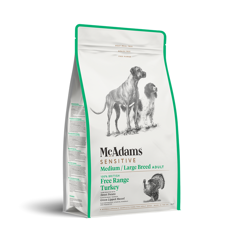 McAdams Sensitive Turkey Medium/Large Breed Dry Dog Food