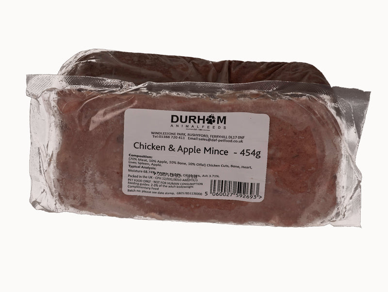 Durham Animal Feeds Chicken & Apple Mince