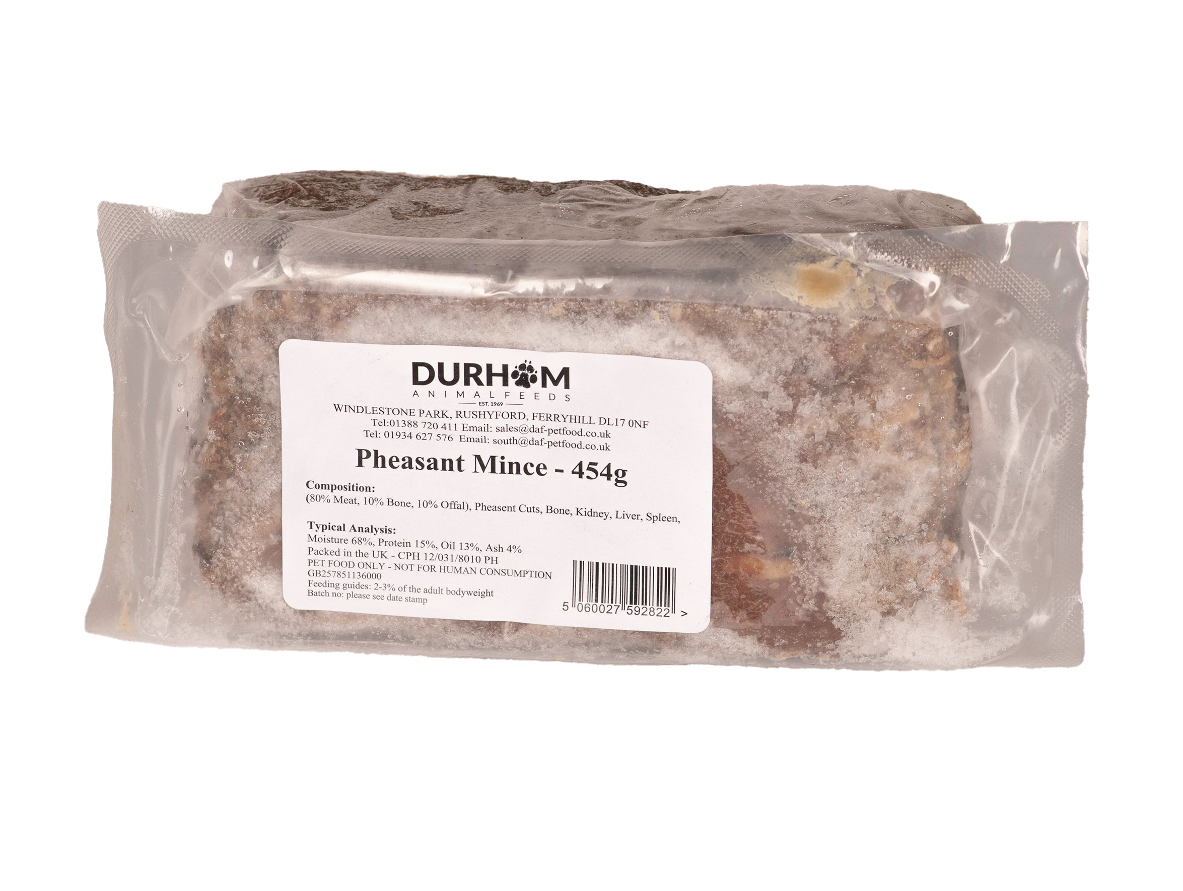 Durham Animal Feeds Pheasant Mince
