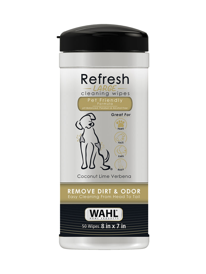 Wahl Dog Cleaning Wipes - Coconut Lime