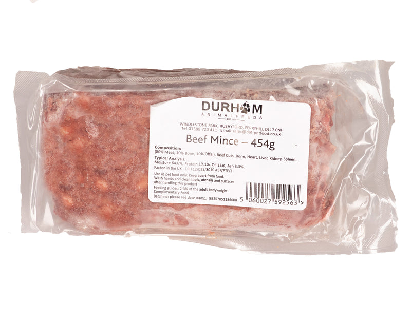 Durham Animal Feeds Beef Mince