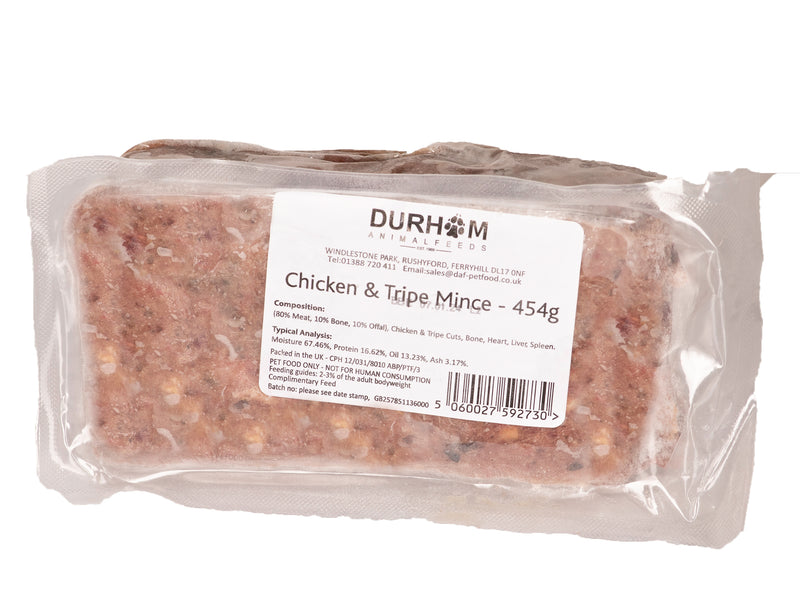 Durham Animal Feeds Chicken & Tripe Mince