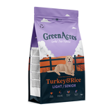 GreenAcres Turkey & Rice Senior / Light Dry Dog Food